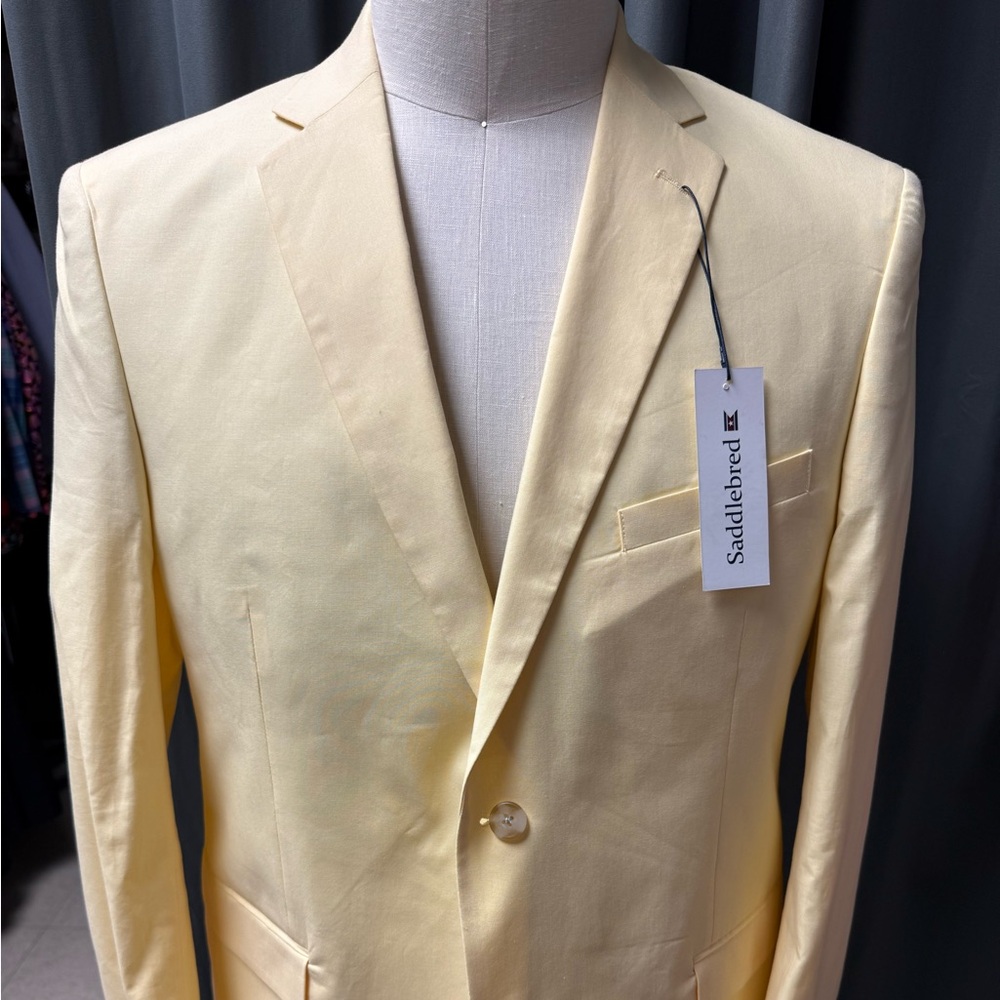 Saddlebred Sunlit Yellow Plaid Sportcoat
